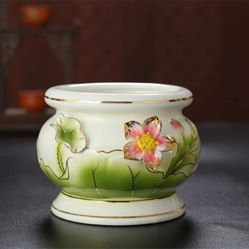 Candle Supplies Essential Oils - Buddha-Artikel für Buddha, Keramik-Räuchergefäß für Buddha