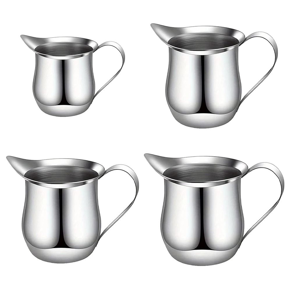 Pour Spout Pitcher - Neue Edelstahl Kaffee Milchaufschäumer Tasse mit