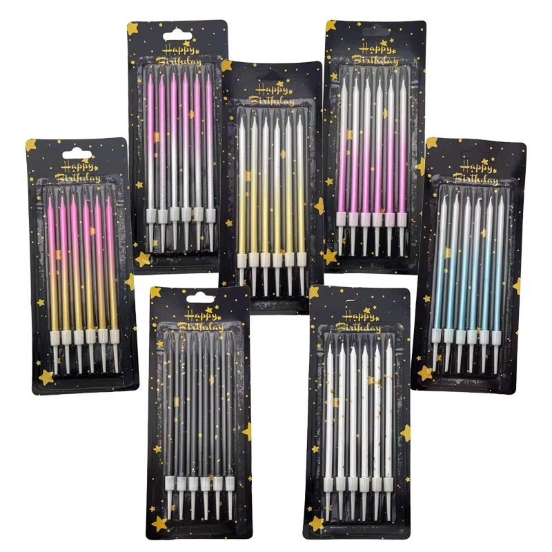 Supplies Of Candle - 30/50 Box Farbverlauf Geburtstag Kerze Kuchen