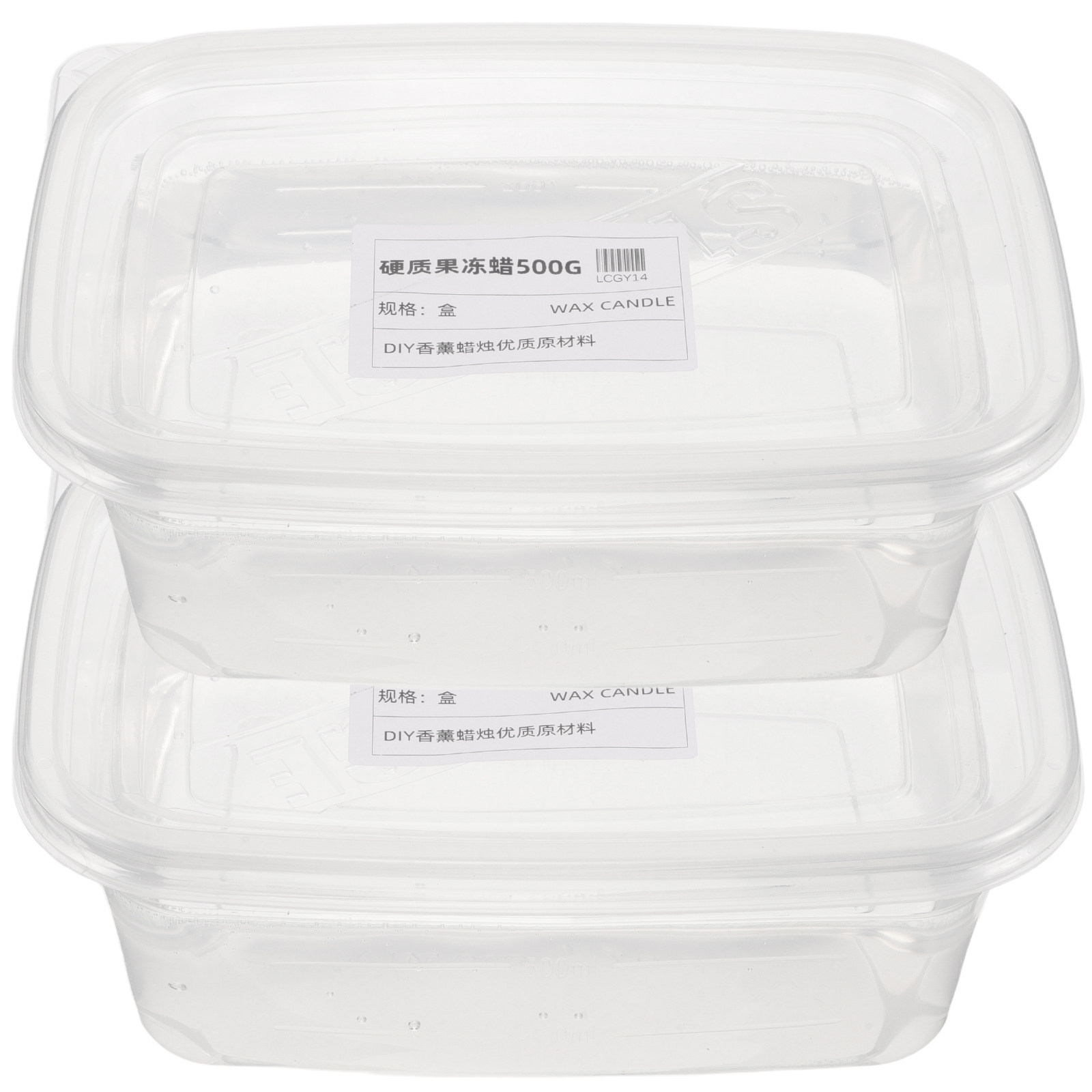 Candle Making Supplies Usa - Transparentes Gelwachs für Kerzenherstellung 1kg/2,2lb Hochdichtes