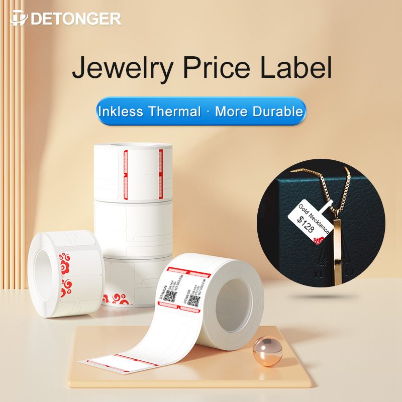 DETONGER Thermo-Schmucketikett – Sticker Label Template Bewertung und Preis