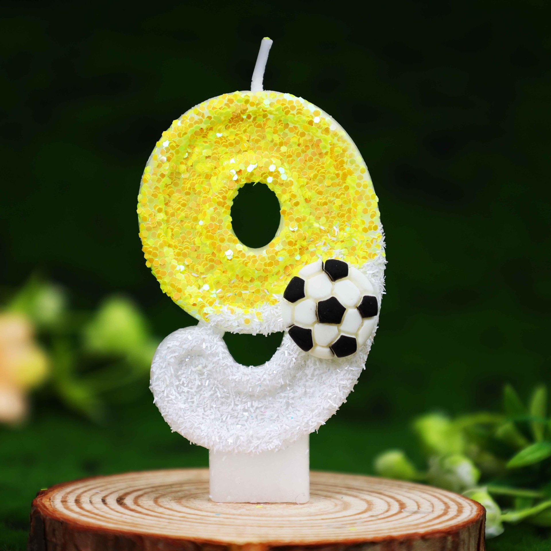 Gelb-Weiße Pailletten Sport Fu – Supplies Of Candle Bewertung und Preis