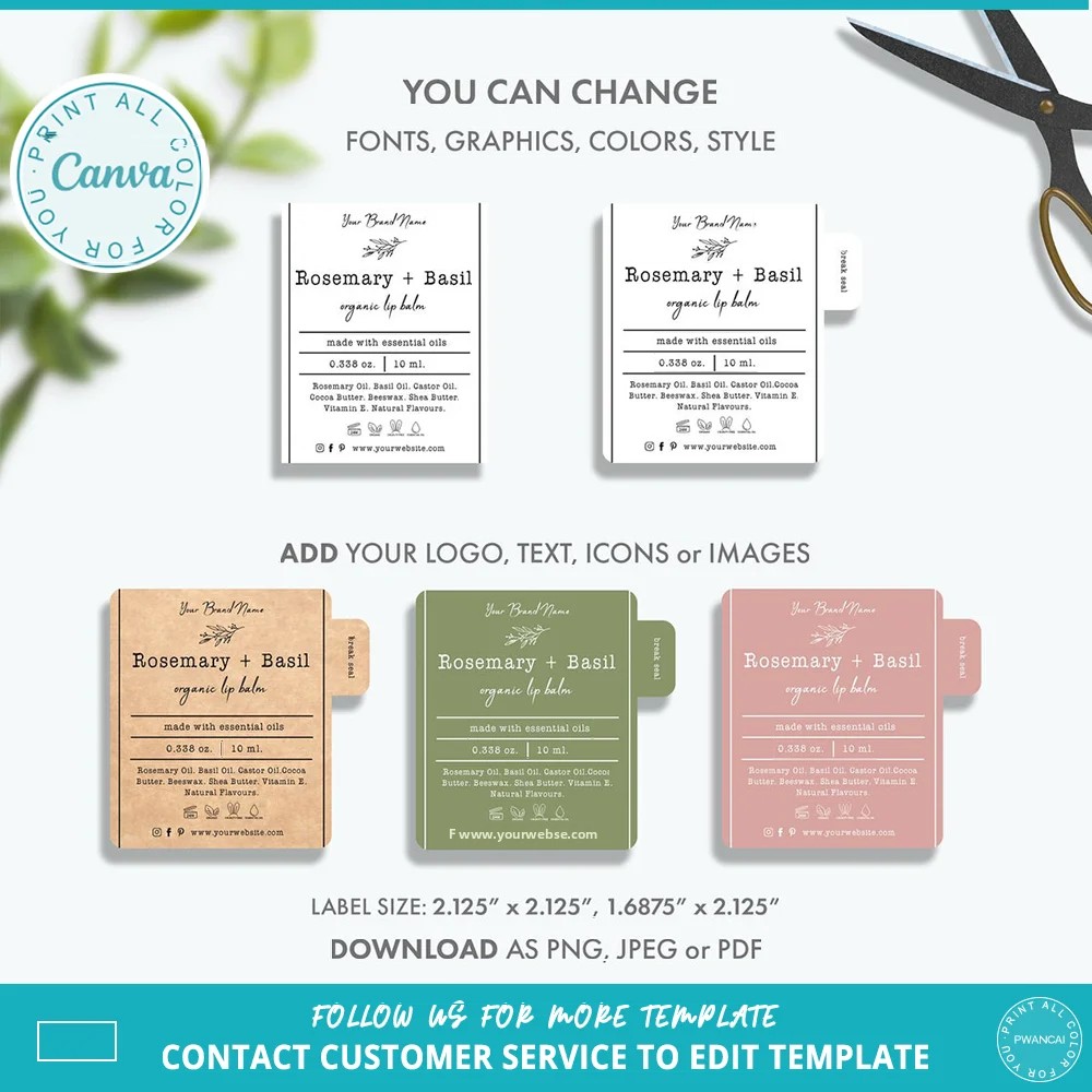 Minimalistische, botanische Li – Sticker Label Template Bewertung und Preis