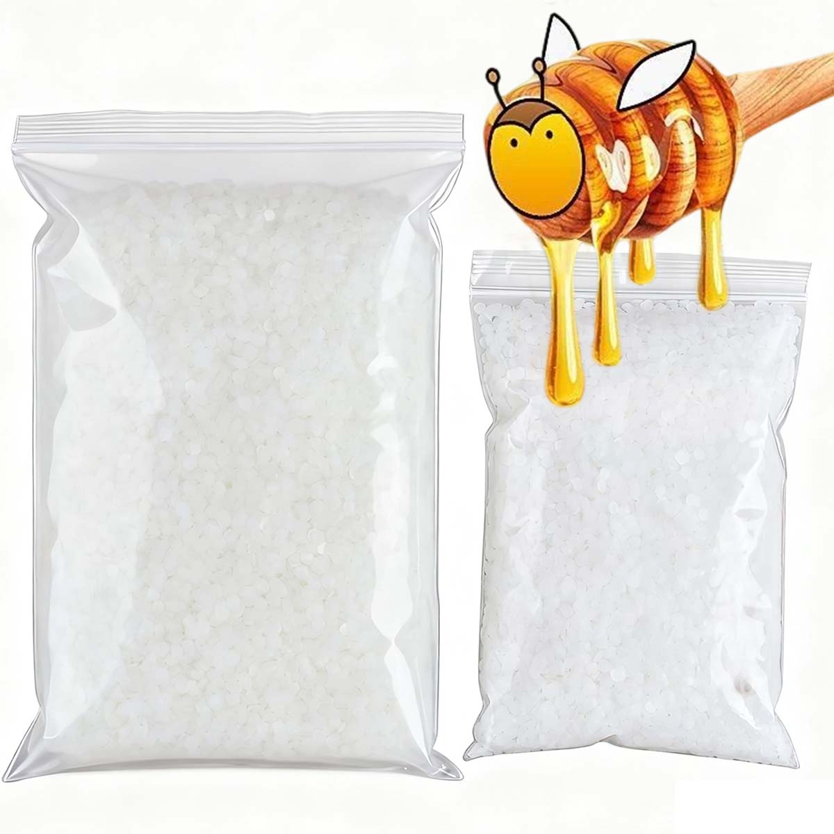 200g-1000g Weißes Bienenwachs  – Candle Making Supplies Usa Bewertung und Preis